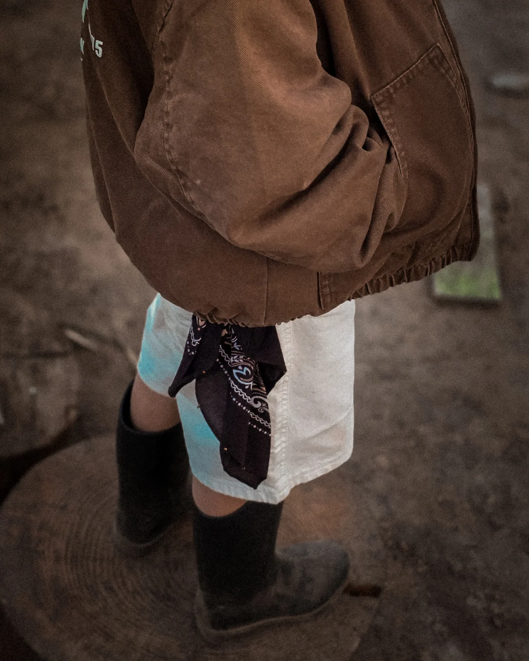 Brown Vintage Bandana